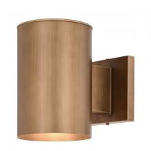 Vaxcel International T0587 - Chiasso 7.25 in.H Outdoor Wall Light Warm Brass