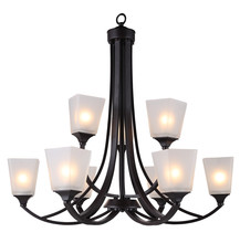 Revolution Lighting 4489OBF - Nine Light Chandelier