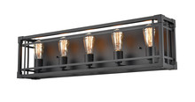 Revolution Lighting BL325BK - Five Light Vanity