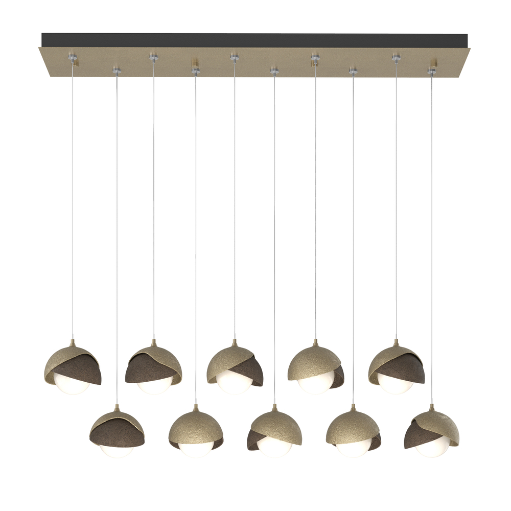 Brooklyn 10-Light Double Shade Pendant