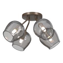 Hubbardton Forge 121370-SKT-05-YL0709 - Ume 4-Light Semi-Flush