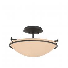 Hubbardton Forge 124302-SKT-10-SS0047 - Plain Small Semi-Flush