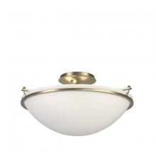 Hubbardton Forge 124304-SKT-84-GG0053 - Plain Large Semi-Flush