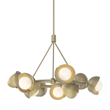 Hubbardton Forge 131068-SKT-MULT-84-86-GG0711 - Brooklyn 9-Light Double Shade Ring Pendant