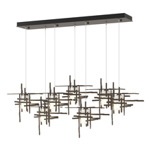 Hubbardton Forge 131096-SKT-STND-05-YC0305 - Tura 7-Light Frosted Glass Pendant