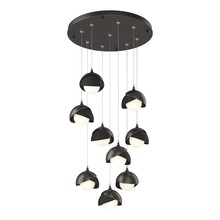 Hubbardton Forge 131105-SKT-STND-14-10-GG0711 - Brooklyn 9-Light Double Shade Pendant