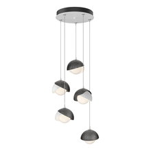 Hubbardton Forge 131125-SKT-STND-02-89-GG0711 - Brooklyn 5-Light Double Shade Pendant