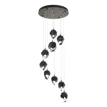 Hubbardton Forge 131140-SKT-STND-07-BP0754 - Chrysalis 9-Light Small Crystal Pendant