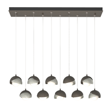 Hubbardton Forge 131205-SKT-STND-07-85-GG0711 - Brooklyn 10-Light Double Shade Pendant