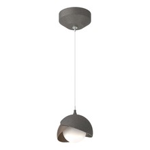 Hubbardton Forge 161183-SKT-STND-20-05-GG0711 - Brooklyn Double Shade Low Voltage Mini Pendant