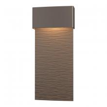 Hubbardton Forge 302632-LED-77-77 - Stratum Large Dark Sky Friendly LED Outdoor Sconce