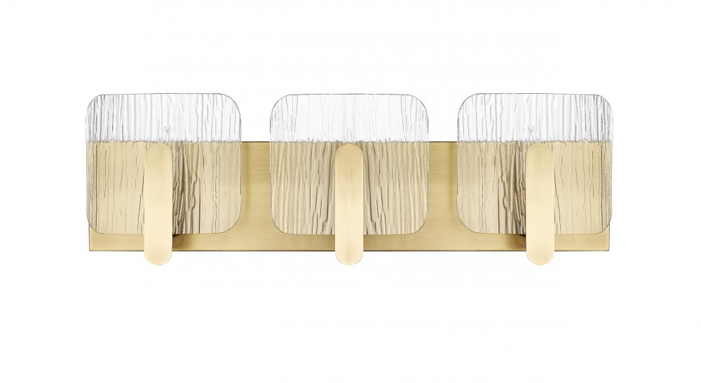 Rimini 3-Light Vanity Vintage Brass