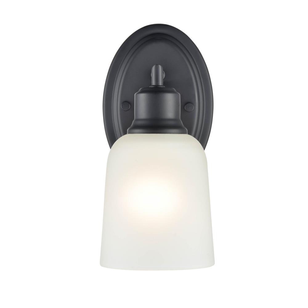 Amberle 1-Light Wall Sconce Matte Black