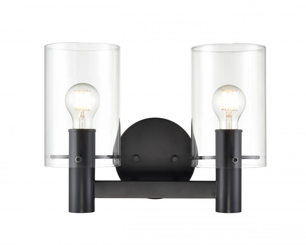 Apolla 2-Light Vanity Matte Black