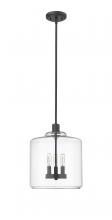 Millennium 46933-MB - Asheville 3-Light Pendant light Matte Black