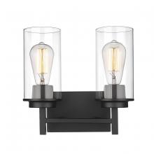 Millennium 494002-MB - Janna 2-Light Vanity Matte Black