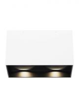 Visual Comfort & Co. Modern Collection 700FMEXOD660WW-LED935 - Exo 6 Dual Flush Mount