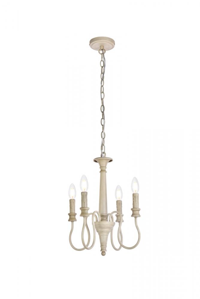 Flynx 4 lights pendant in weathered dove