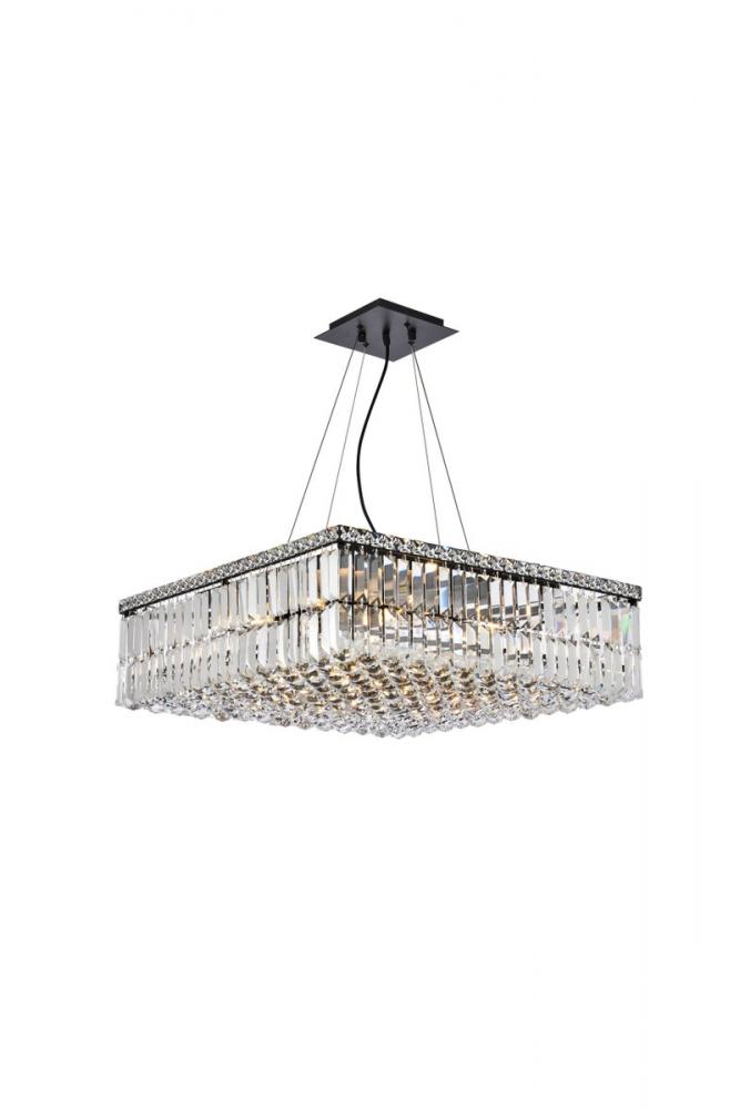 MaxIme 24 Inch Black Chandelier