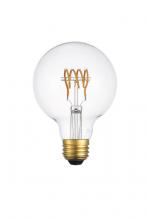 Elegant G25LED103-6PK - LED decorative helix horizontal 3000K filament 6 watts 420 lumens G25 light bulb