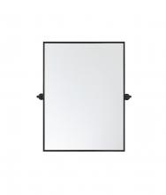 Elegant MR6E2024SIL - Rectangle pivot mirror 24x20 inch in silver