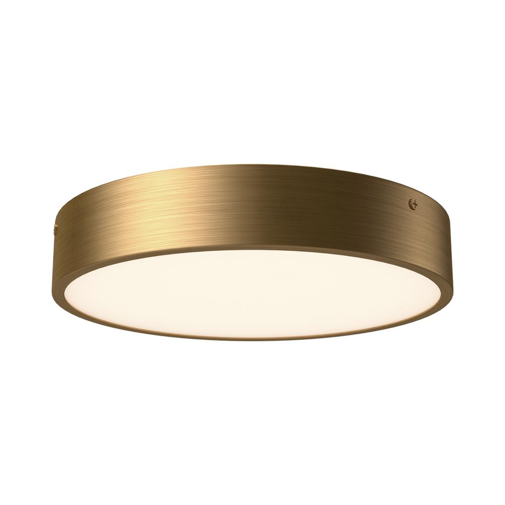 Adelaide 11-in Aged Gold LED Flush Mount