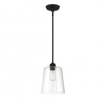 Savoy House Meridian M70081MBK - 1-Light Pendant in Matte Black