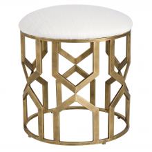  23579 - Trellis Geometric Accent Stool