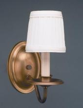 Northeast Lantern 117-DB-LT1-SHD - Wall Sconce 1 J-Arm Dark Brass 1 Candelabra Socket Eggshell Shade