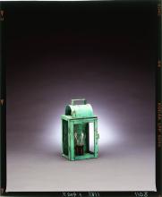 Northeast Lantern 8011-AC-MED-CSG - Culvert Top Wall Antique Copper Medium Base Socket Clear Seedy Glass