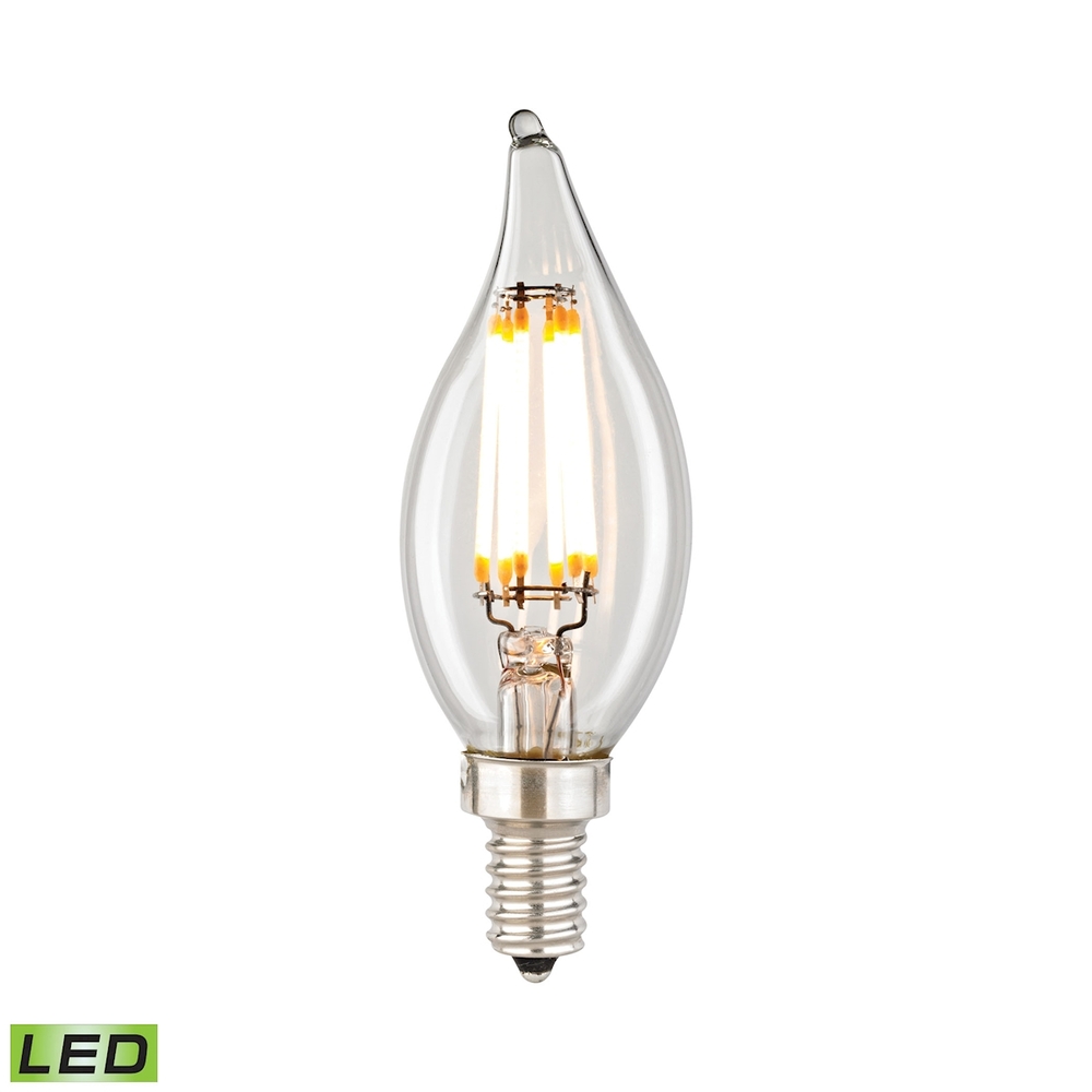 LED Bulb - 6 Watts, B11 E12 Candelabra Base, 2700K