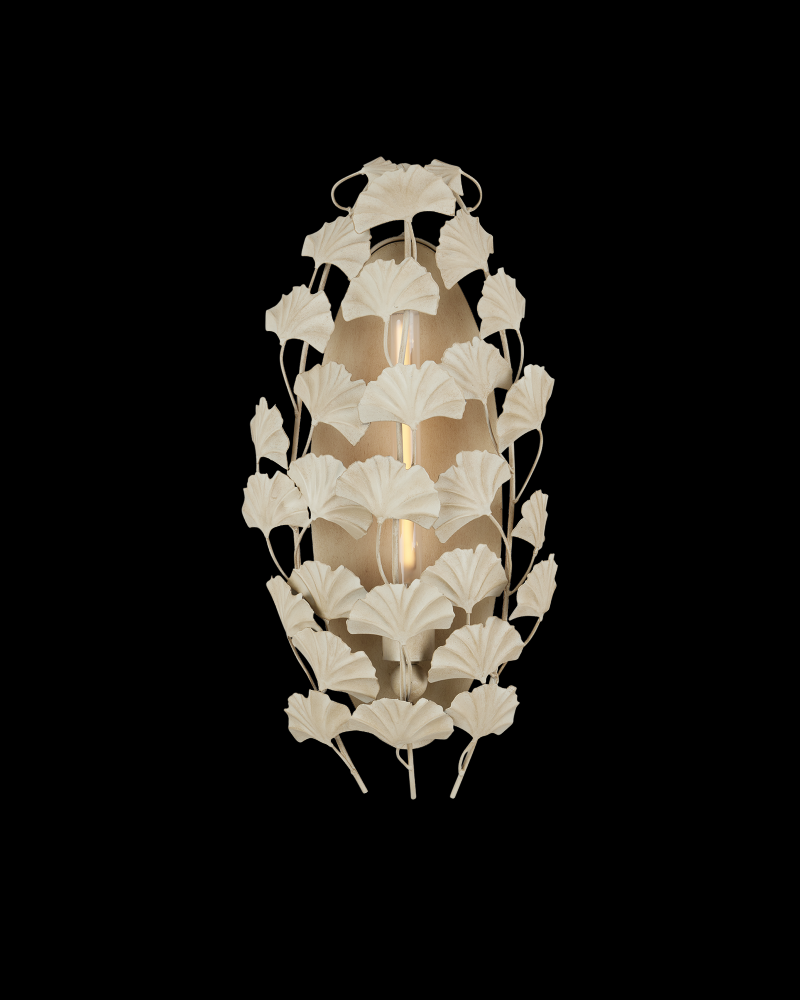 Maidenhair Ivory Wall Sconce