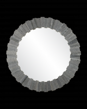 Currey 1000-0130 - Dario Round Gray Mirror