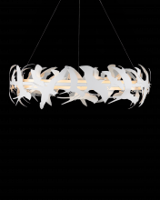 Currey 9000-1262 - Tijereta White Chandelier