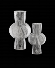 Currey 1200-0355 - Stormy Sky Glass Vase Set of 2